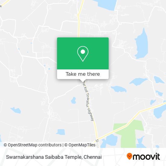 Swarnakarshana Saibaba Temple map