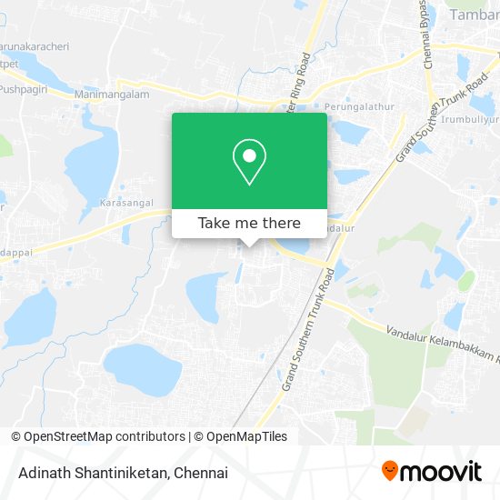 Adinath Shantiniketan map