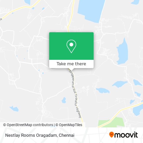 Nestlay Rooms Oragadam map