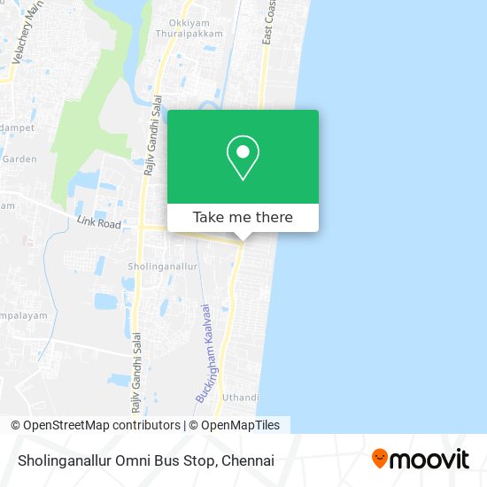 Sholinganallur Omni Bus Stop map