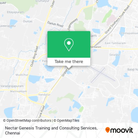 Nectar Genesis Training and Consulting Services map