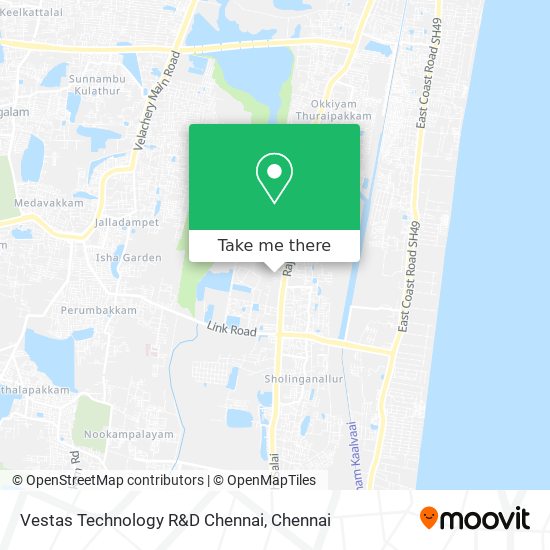 Vestas Technology R&D Chennai map