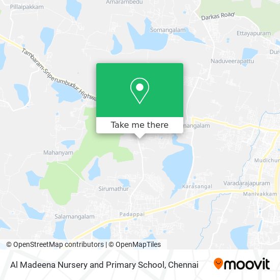 Al Madeena Nursery and Primary School map