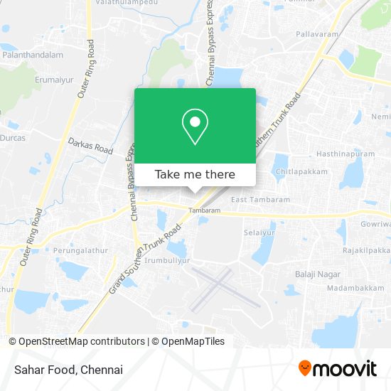 Sahar Food map