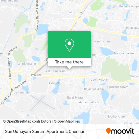 Sun Udhayam Sairam Apartment map