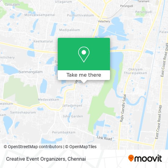 Creative Event Organizers map