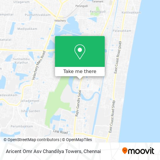 Aricent Omr Asv Chandilya Towers map