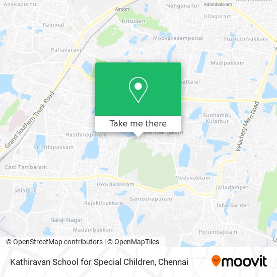 Kathiravan School for Special Children map