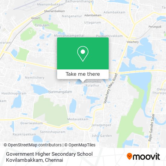 Government Higher Secondary School Kovilambakkam map