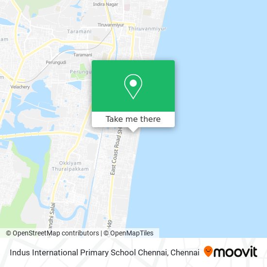 Indus International Primary School Chennai map