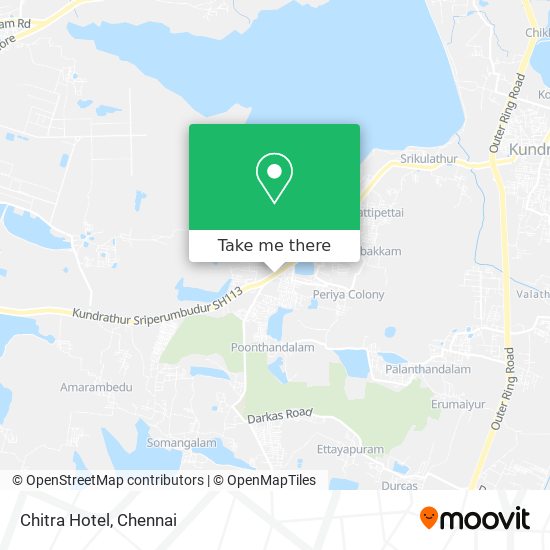 Chitra Hotel map