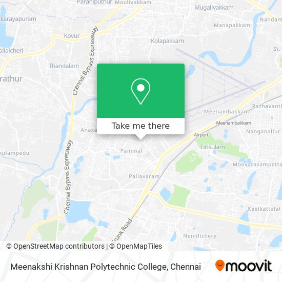 Meenakshi Krishnan Polytechnic College map