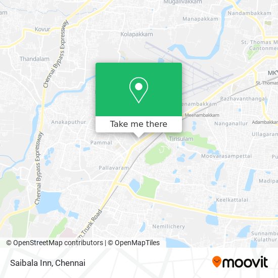 Saibala Inn map