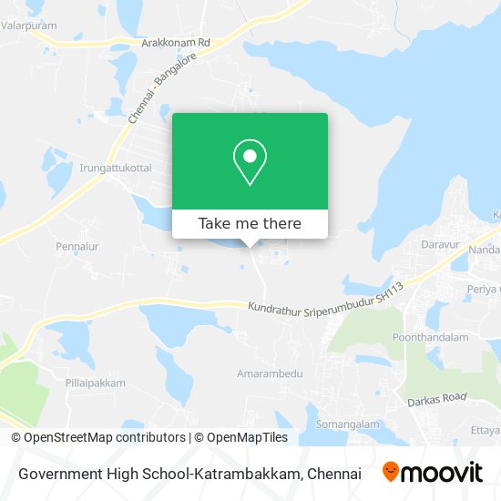 Government High School-Katrambakkam map