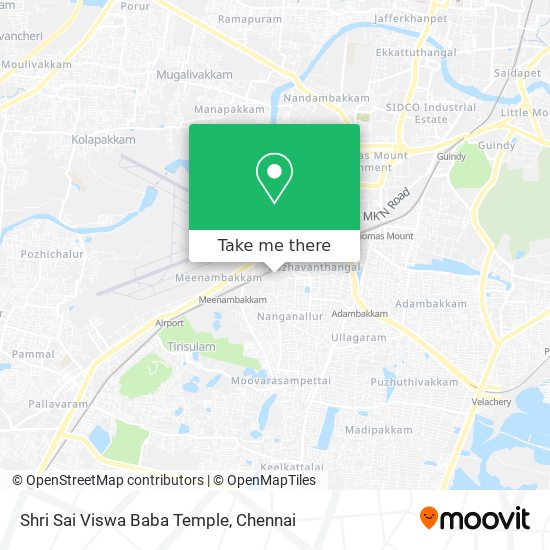 Shri Sai Viswa Baba Temple map