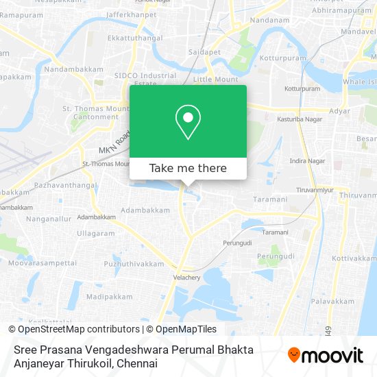 Sree Prasana Vengadeshwara Perumal Bhakta Anjaneyar Thirukoil map