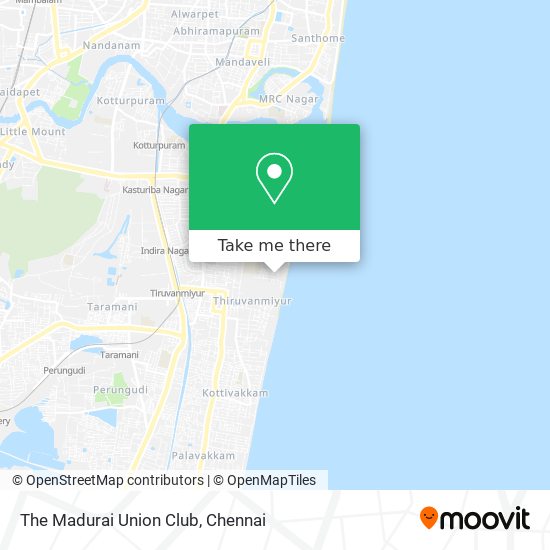 The Madurai Union Club map