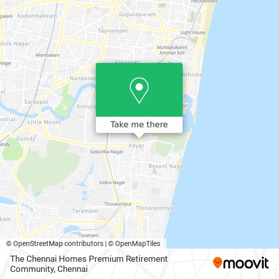 The Chennai Homes Premium Retirement Community map