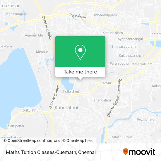 Maths Tuition Classes-Cuemath map