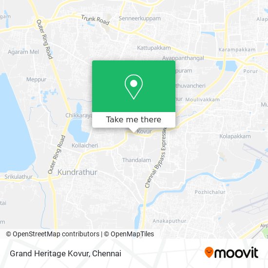 Grand Heritage Kovur map