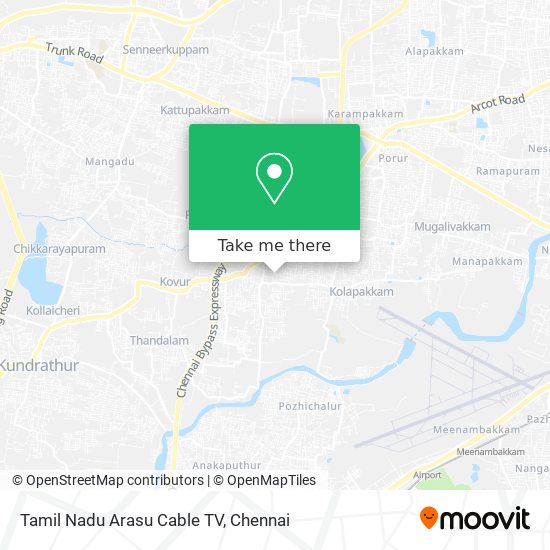 Tamil Nadu Arasu Cable TV map