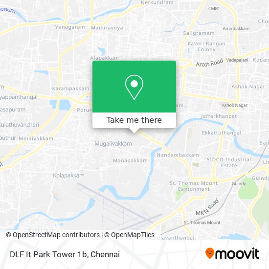 DLF It Park Tower 1b map