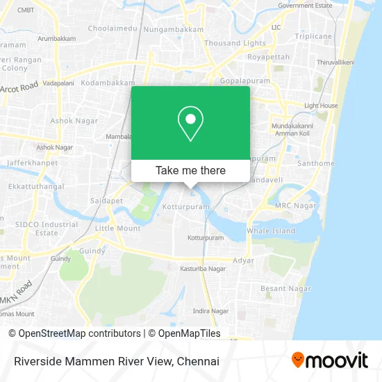 Riverside Mammen River View map