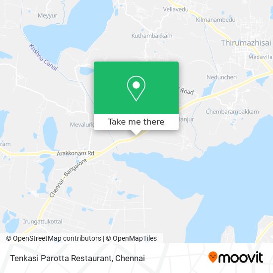 Tenkasi Parotta Restaurant map