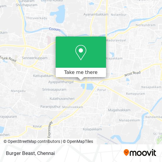 Burger Beast map