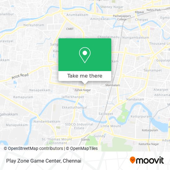 Play Zone Game Center map