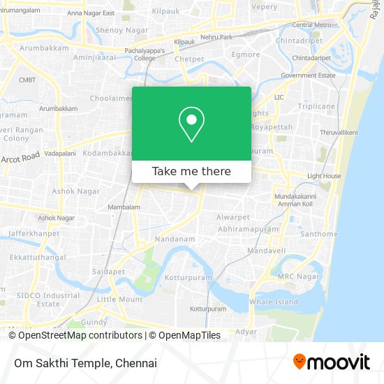 Om Sakthi Temple map