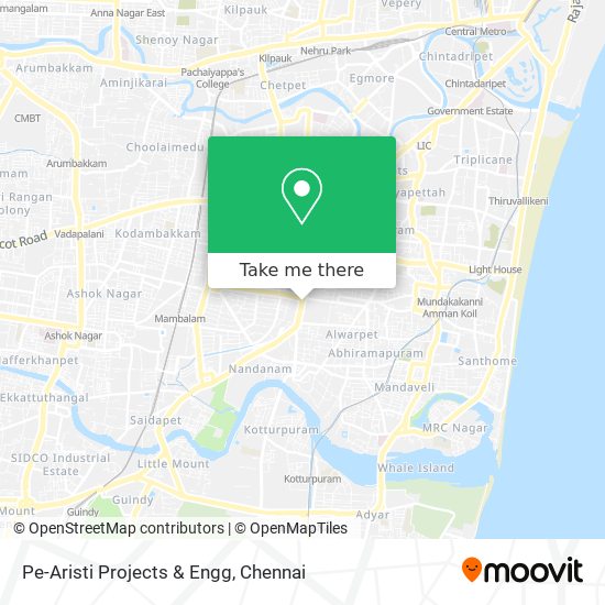 Pe-Aristi Projects & Engg map
