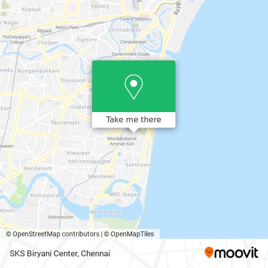 SKS Biryani Center map