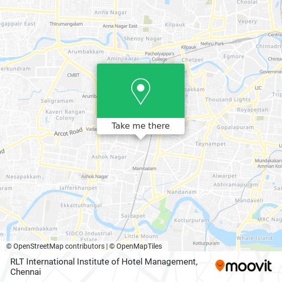 RLT International Institute of Hotel Management map