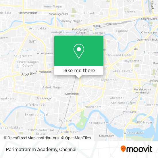 Parimatramm Academy map