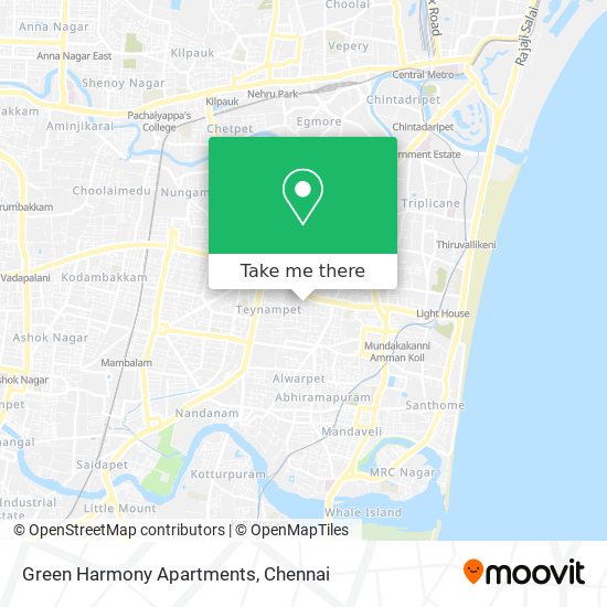 Green Harmony Apartments map