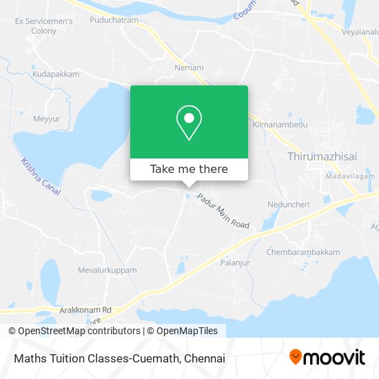 Maths Tuition Classes-Cuemath map