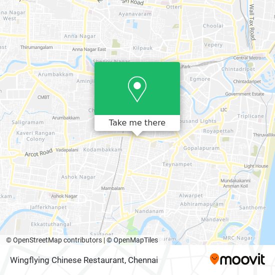 Wingflying Chinese Restaurant map