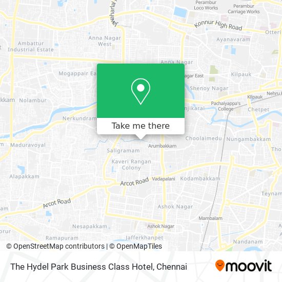 The Hydel Park Business Class Hotel map
