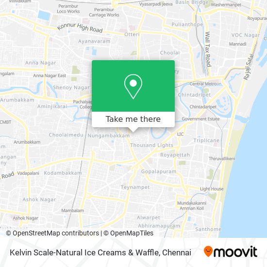 Kelvin Scale-Natural Ice Creams & Waffle map