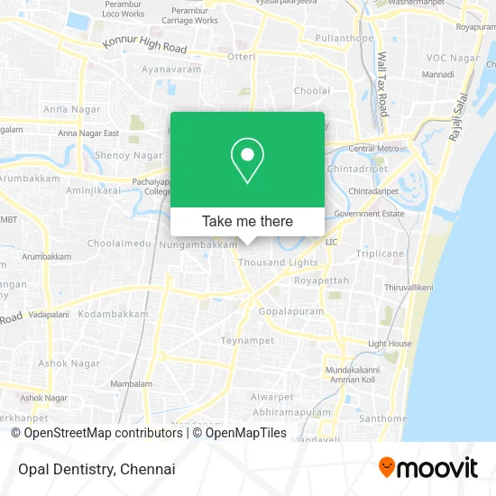 Opal Dentistry map