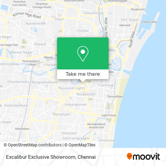 Excalibur Exclusive Showroom map