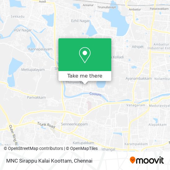 MNC Sirappu Kalai Koottam map