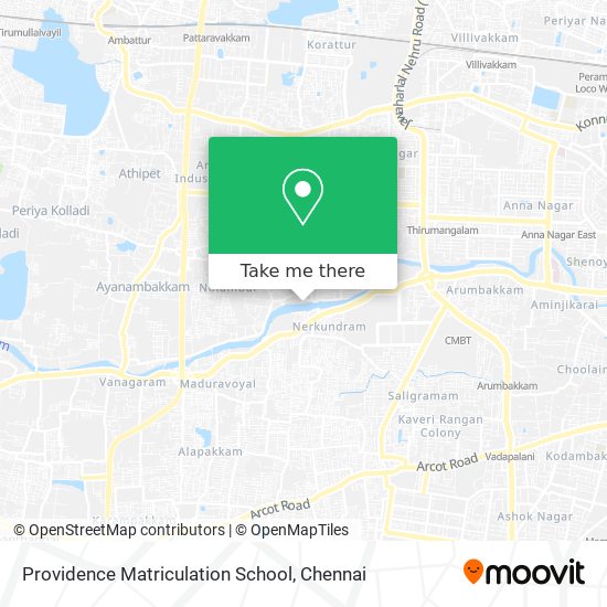Providence Matriculation School map