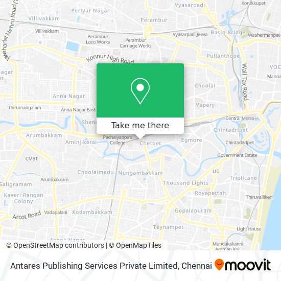 Antares Publishing Services Private Limited map