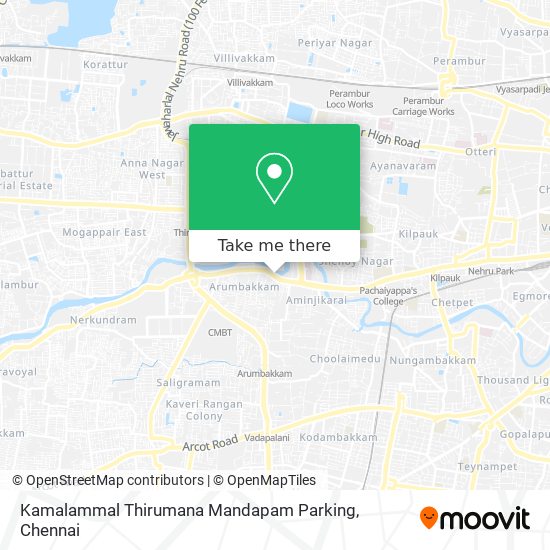 Kamalammal Thirumana Mandapam Parking map