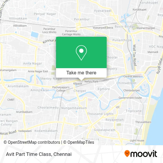 Avit Part Time Class map