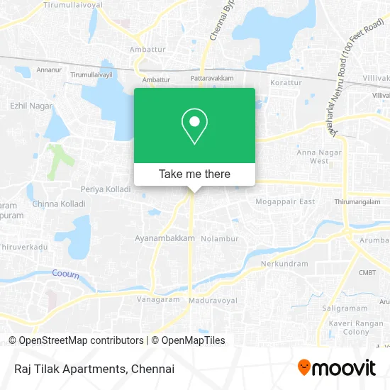 Raj Tilak Apartments map