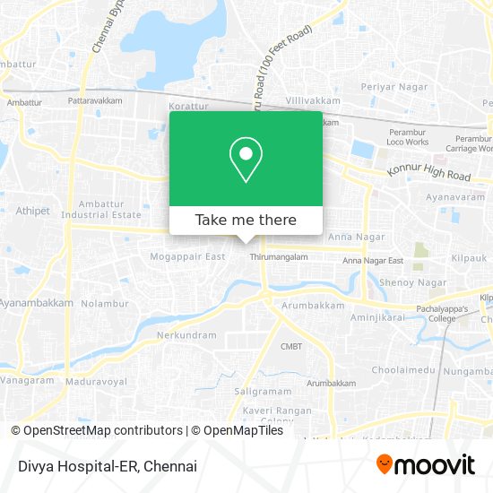 Divya Hospital-ER map