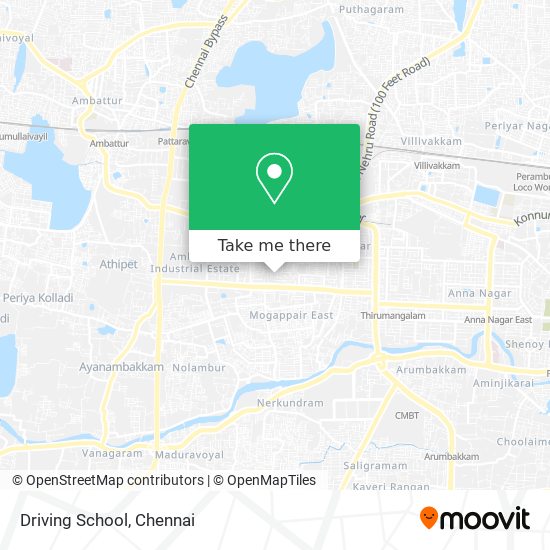 Driving School map